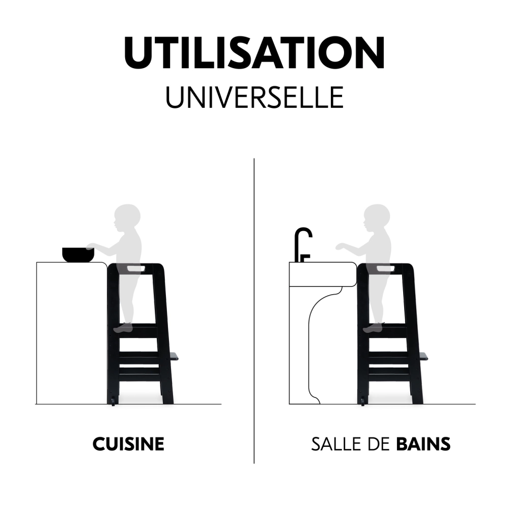 Tour d'Apprentissage Hauck Learn N Explore - Black