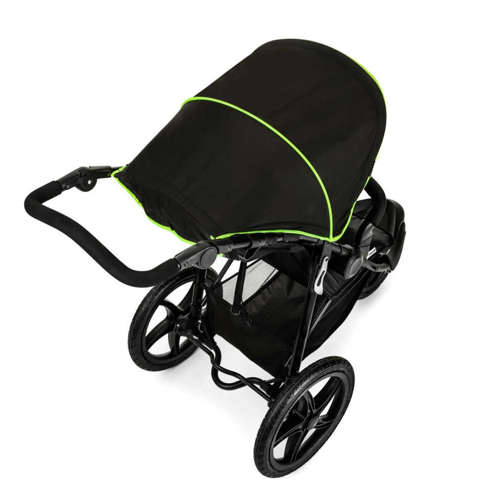 Poussette Hauck Runner - Black/Neon Yellow