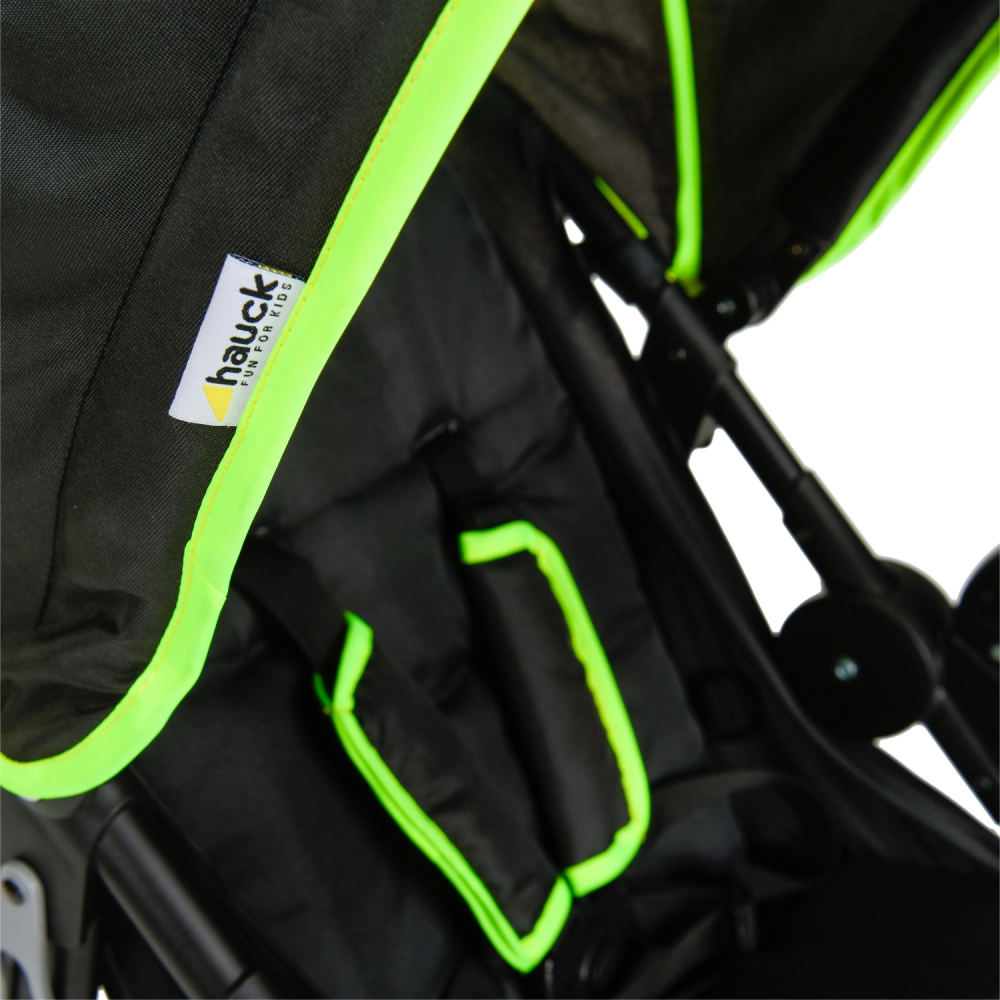 Poussette Hauck Runner - Black/Neon Yellow