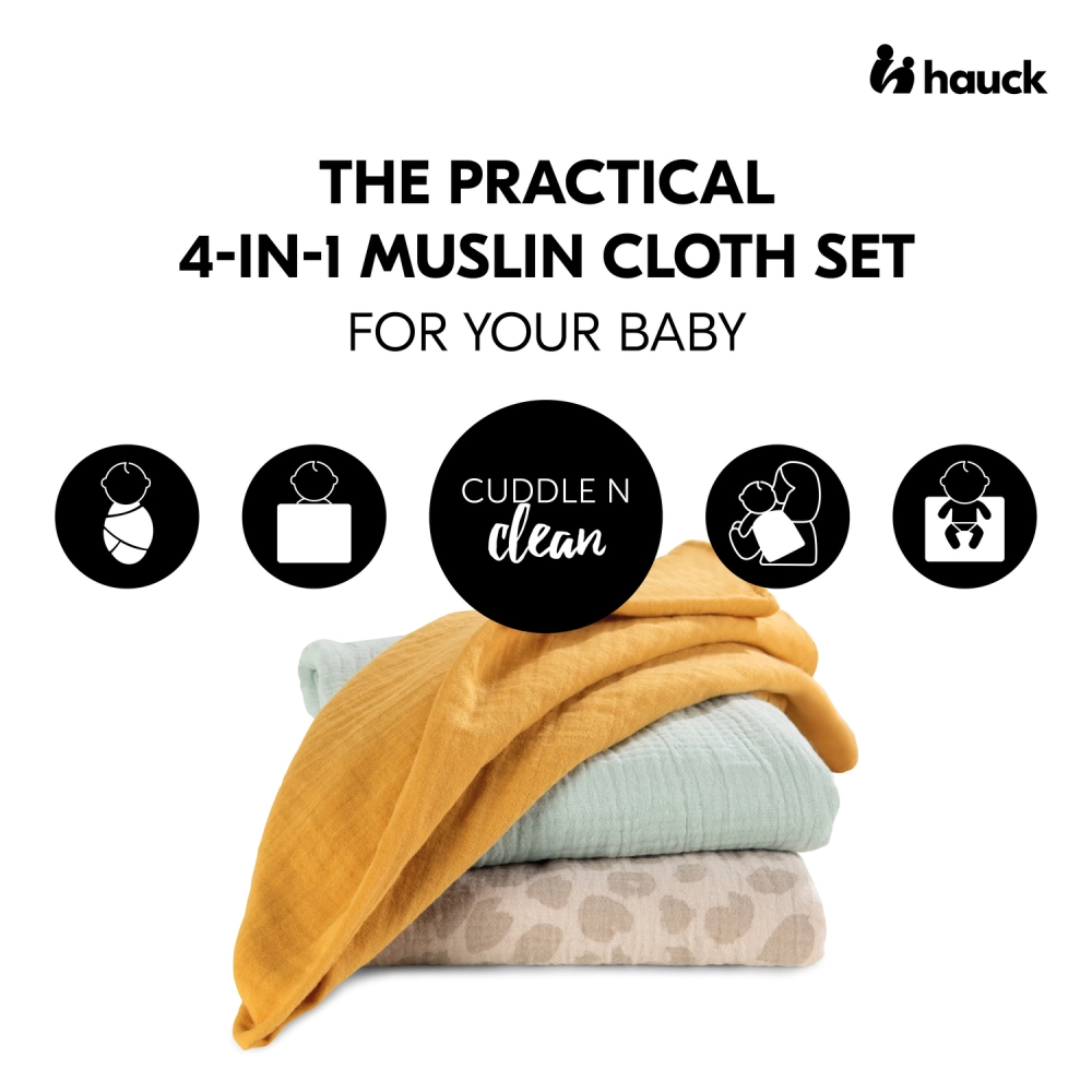 Lange Cuddle N Clean 3Set 3 colour mix Honey-mint-leo-natural - Honey/Mint/Leo Natural