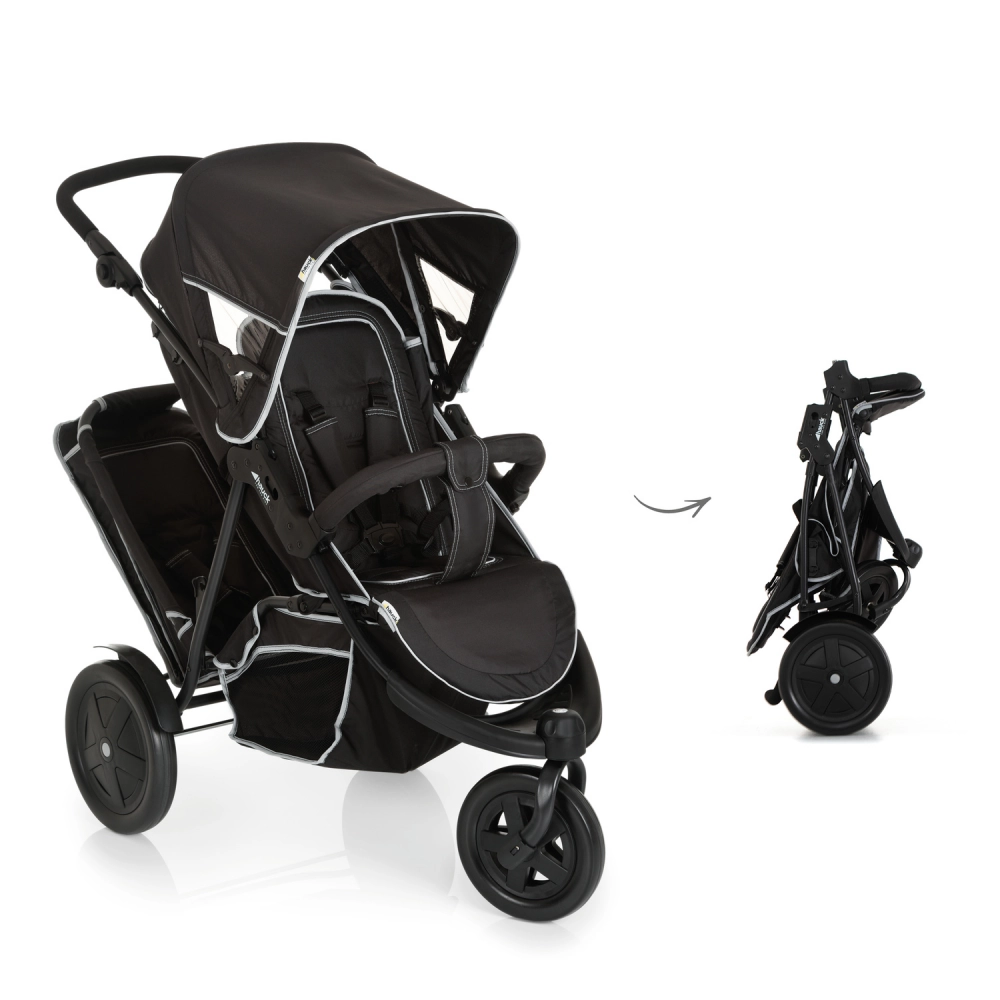 Poussette Double Hauck Freerider - Black