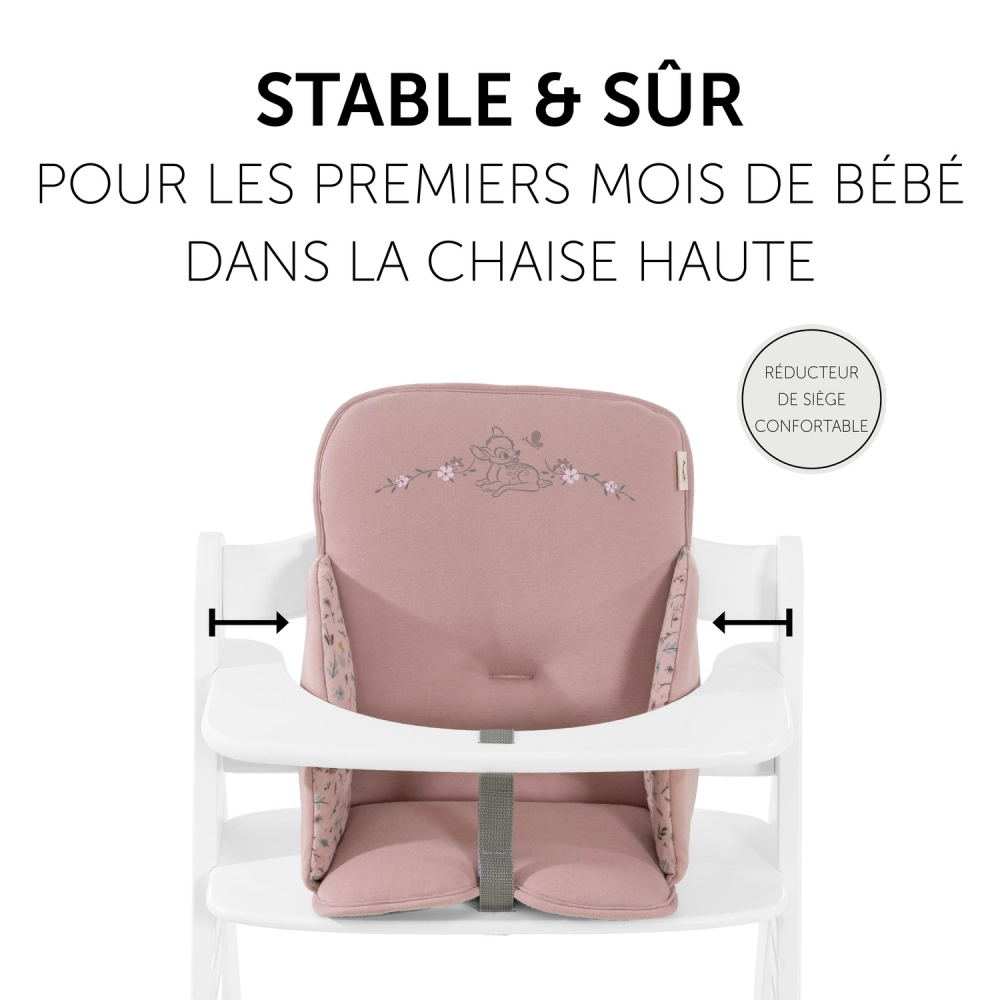 Réducteur Chaise Haute Hauck Alpha Cosy Select - Bambi Rose