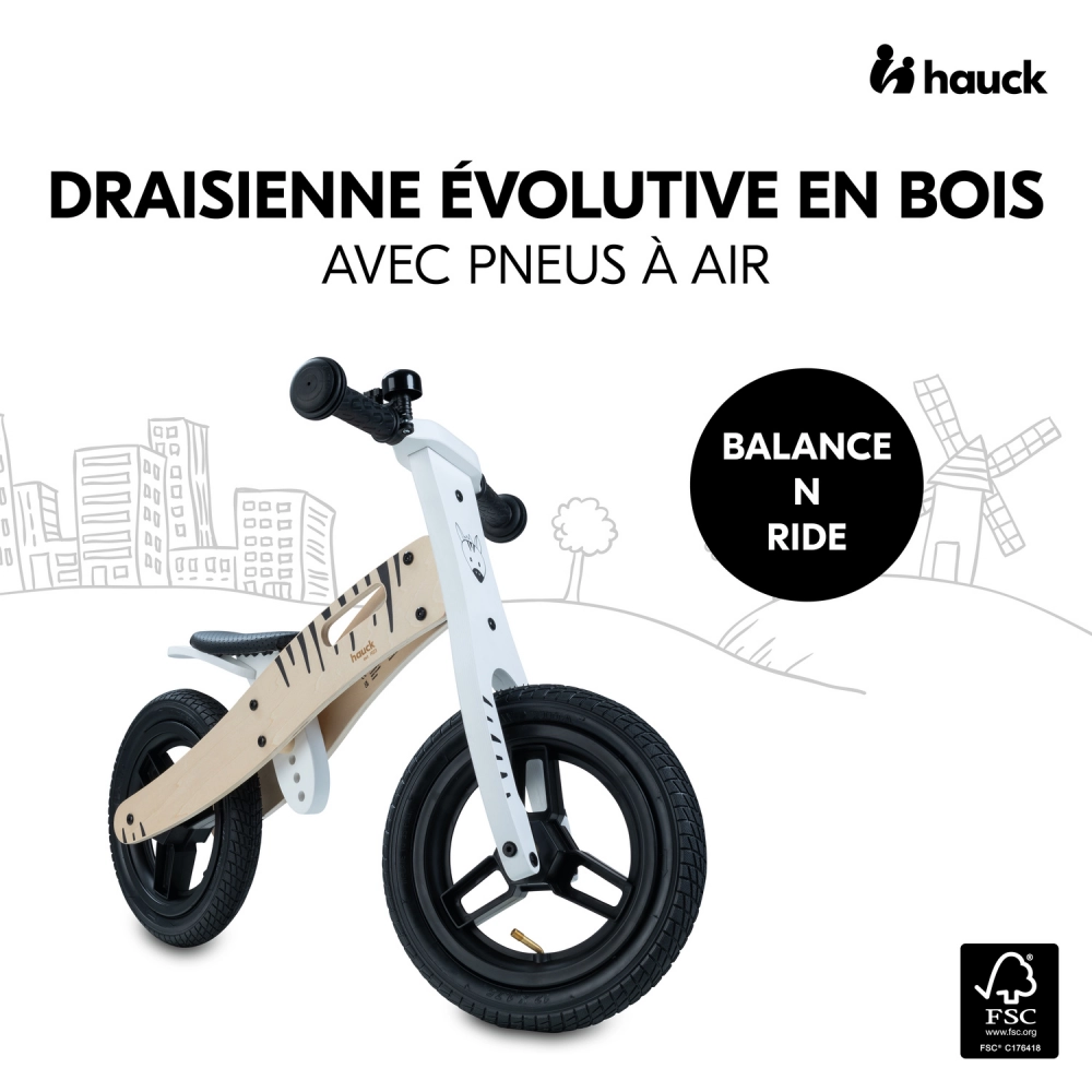 Draisienne Hauck Balance N Ride - Zebra