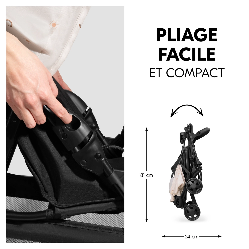 Poussette Hauck Sport - Pooh Rainbow Beige