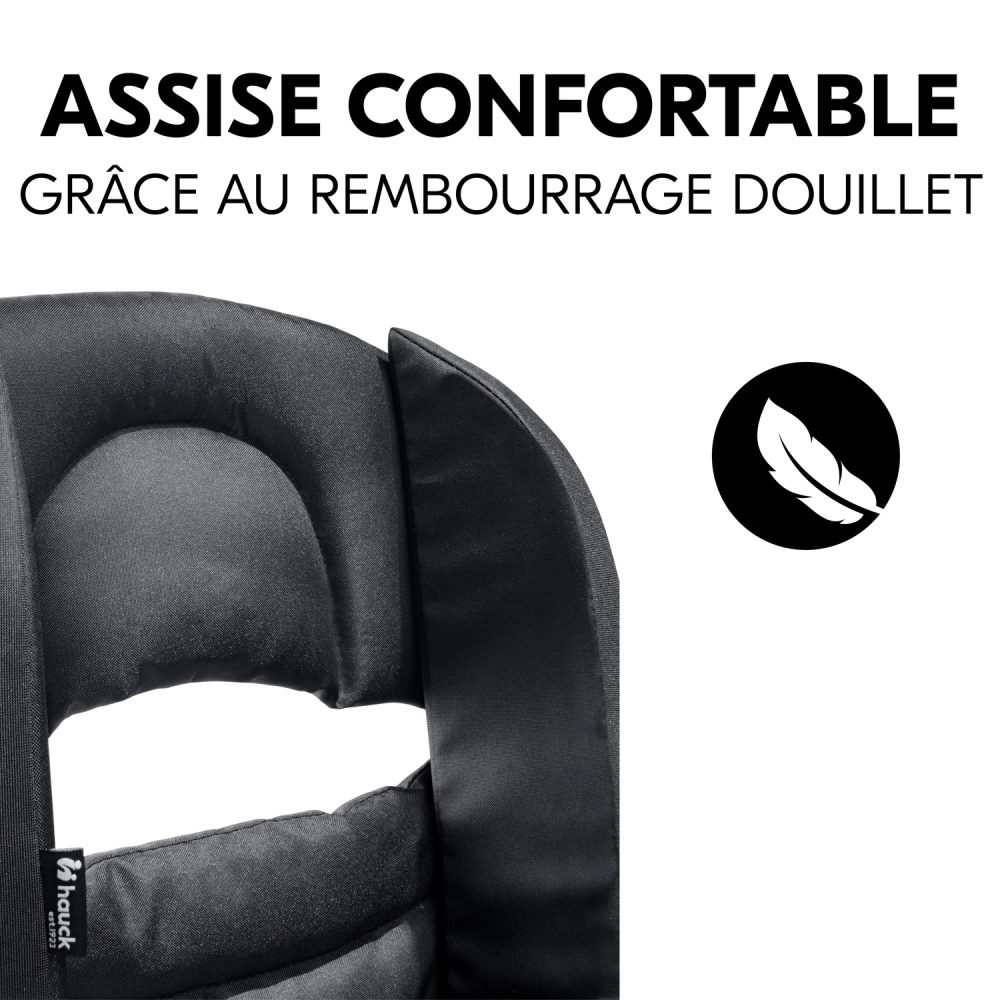 Coussin d'assise pour remorques de vélo Bike Trailer Comfort Seat Black - Black