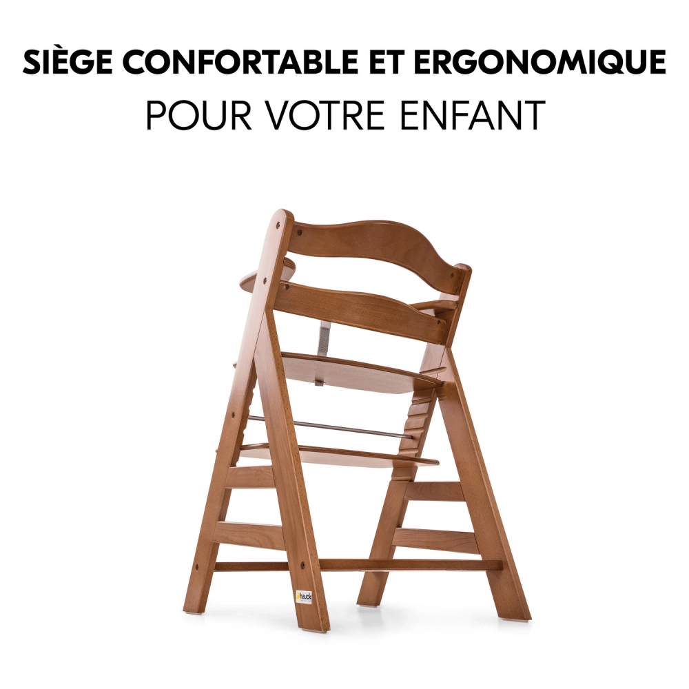 Chaise Haute Hauck Alpha+ - Walnut