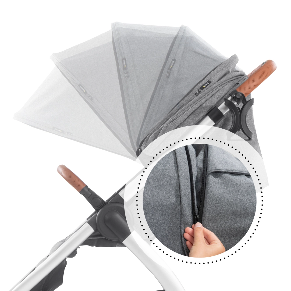 Poussette Hauck Uptown - Melange Grey