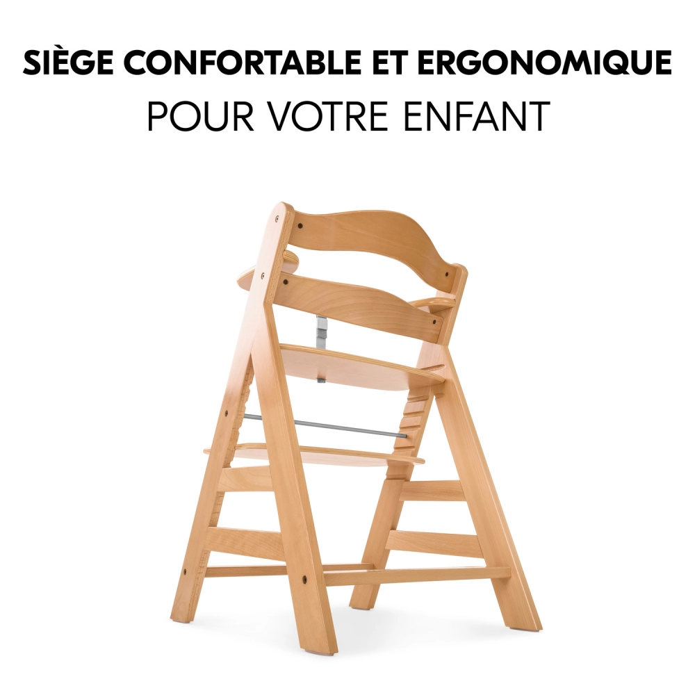 Chaise Haute Hauck Alpha+ - Natural