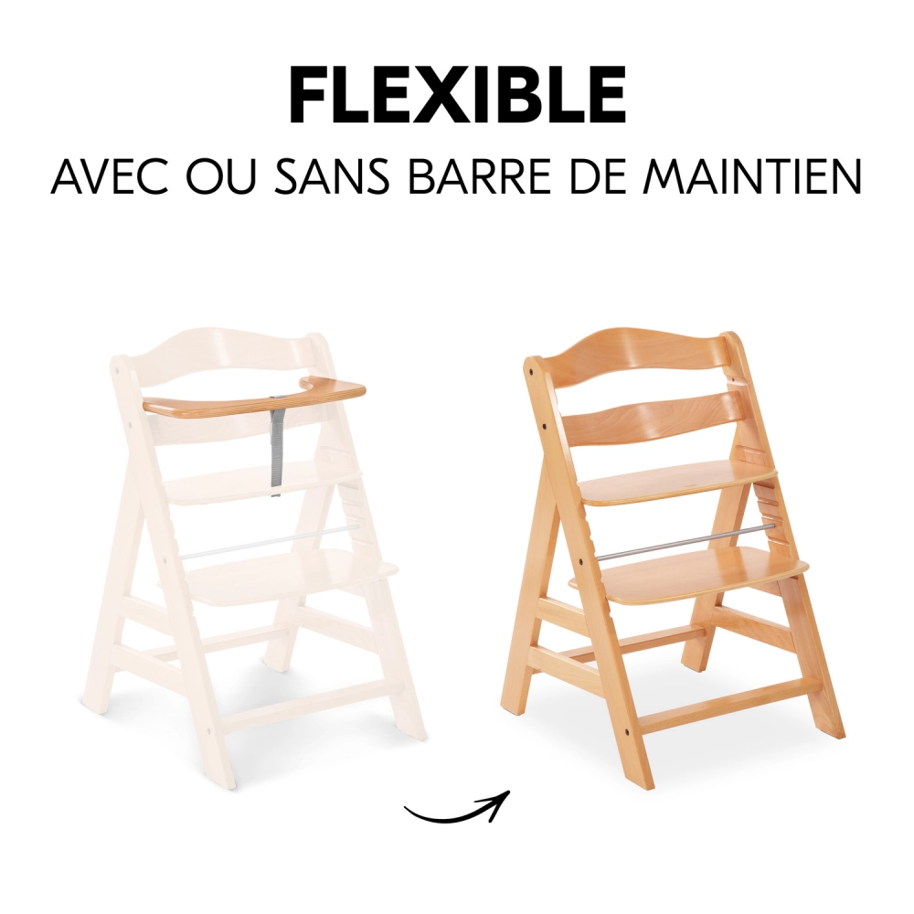 Chaise Haute Hauck Alpha+ - Natural