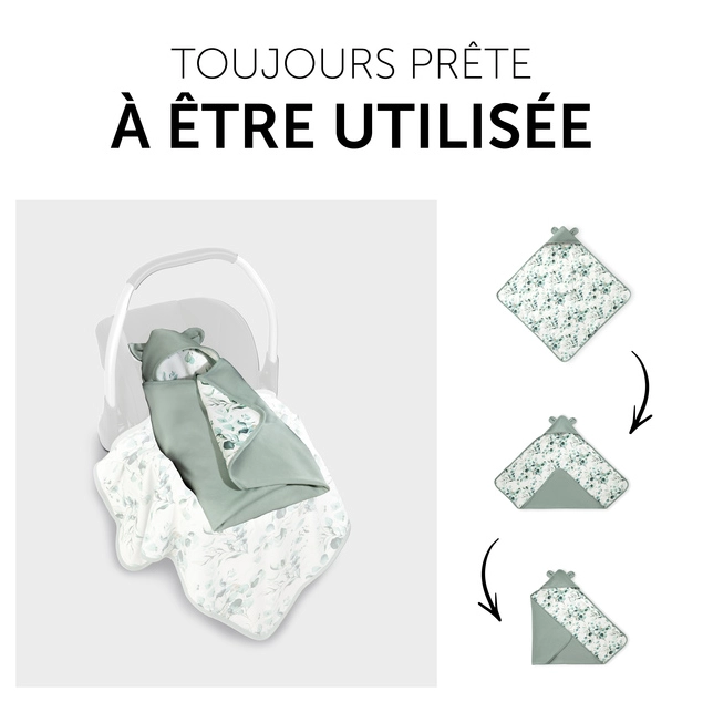 Couverture Hauck Snuggle N Dream - Leaves Mint