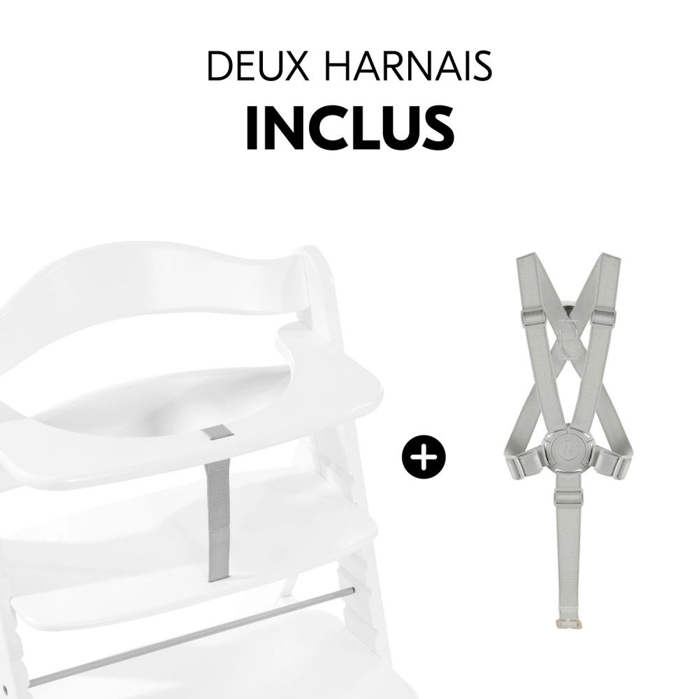 Chaise Haute Hauck Alpha+ - White