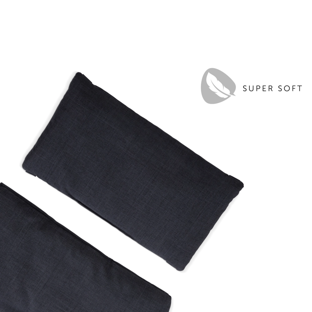 Coussin Chaise Haute Hauck Deluxe - Melange Charcoal