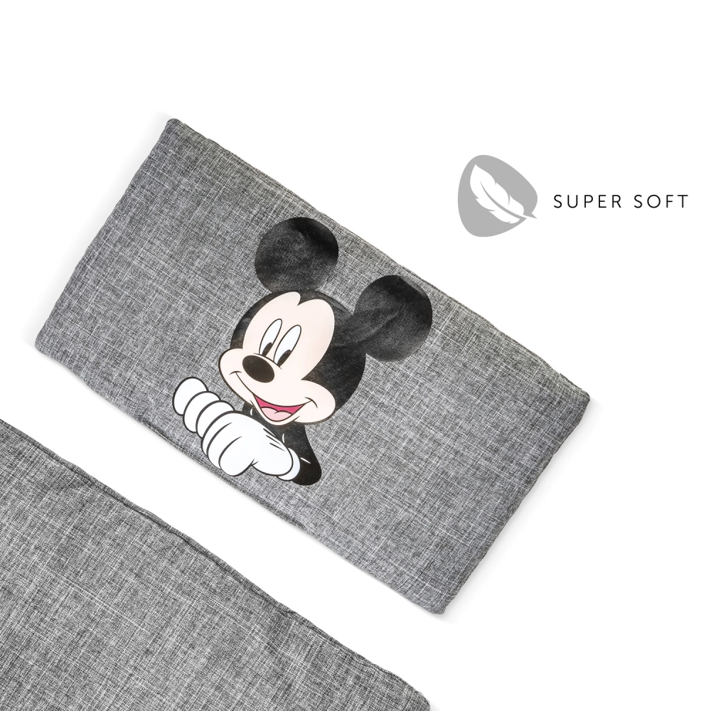 Coussin Chaise Haute Hauck Deluxe - Mickey Grey