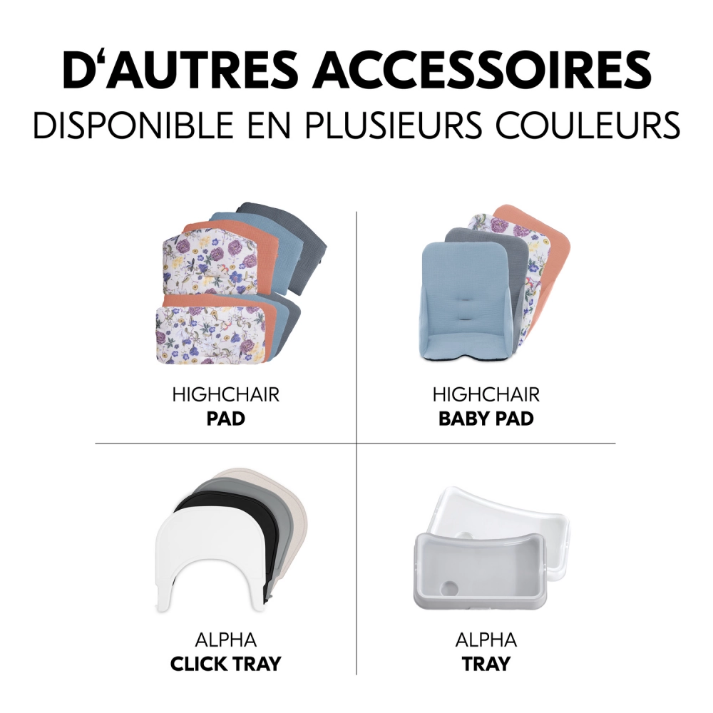 Chaise Haute Hauck Beta+ - Whitewashed