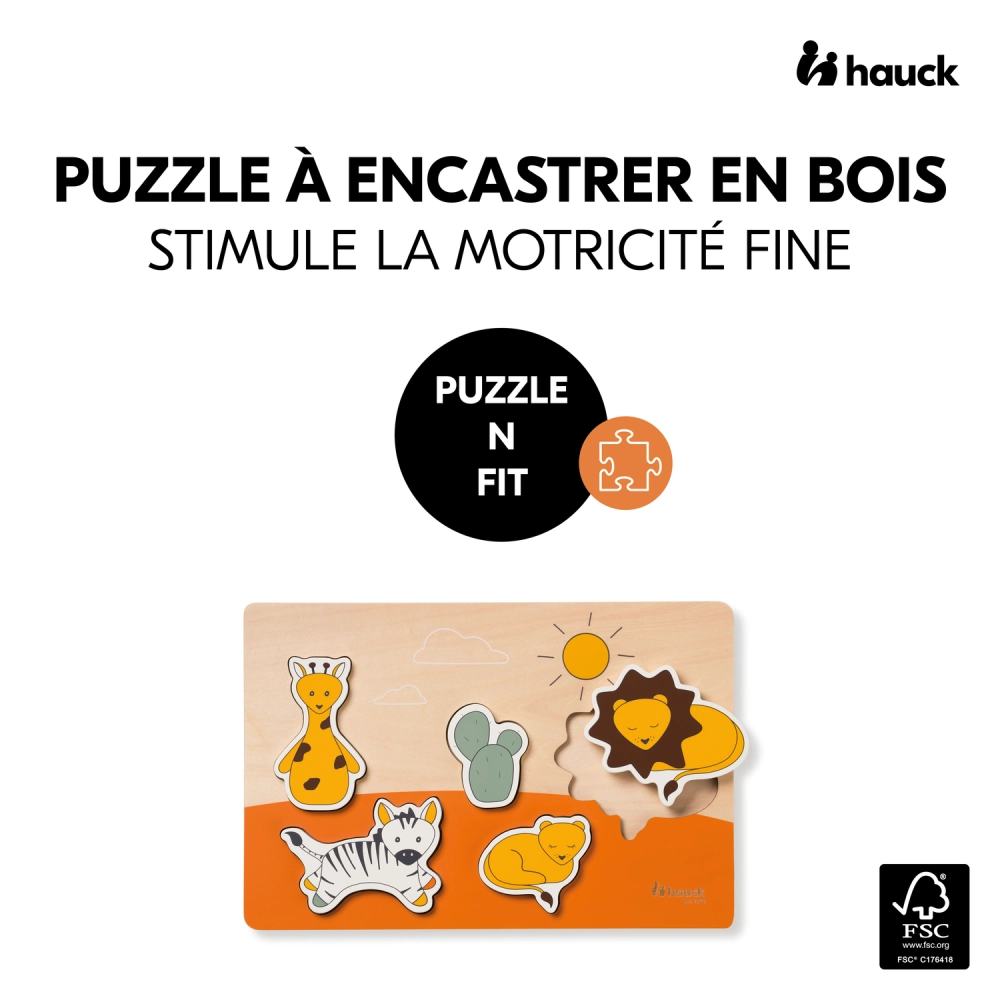 Jouets Puzzle N Fit Safari