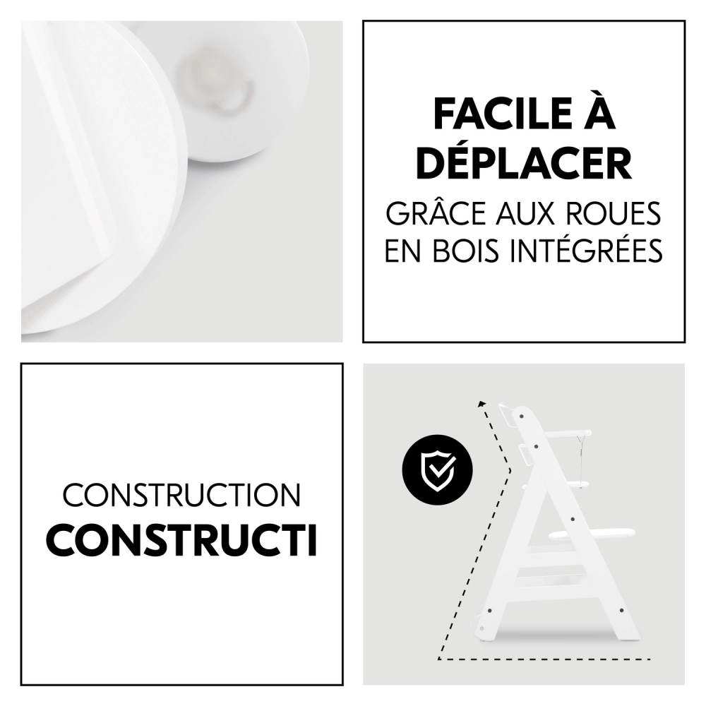 Chaise Haute Hauck Beta+ - White