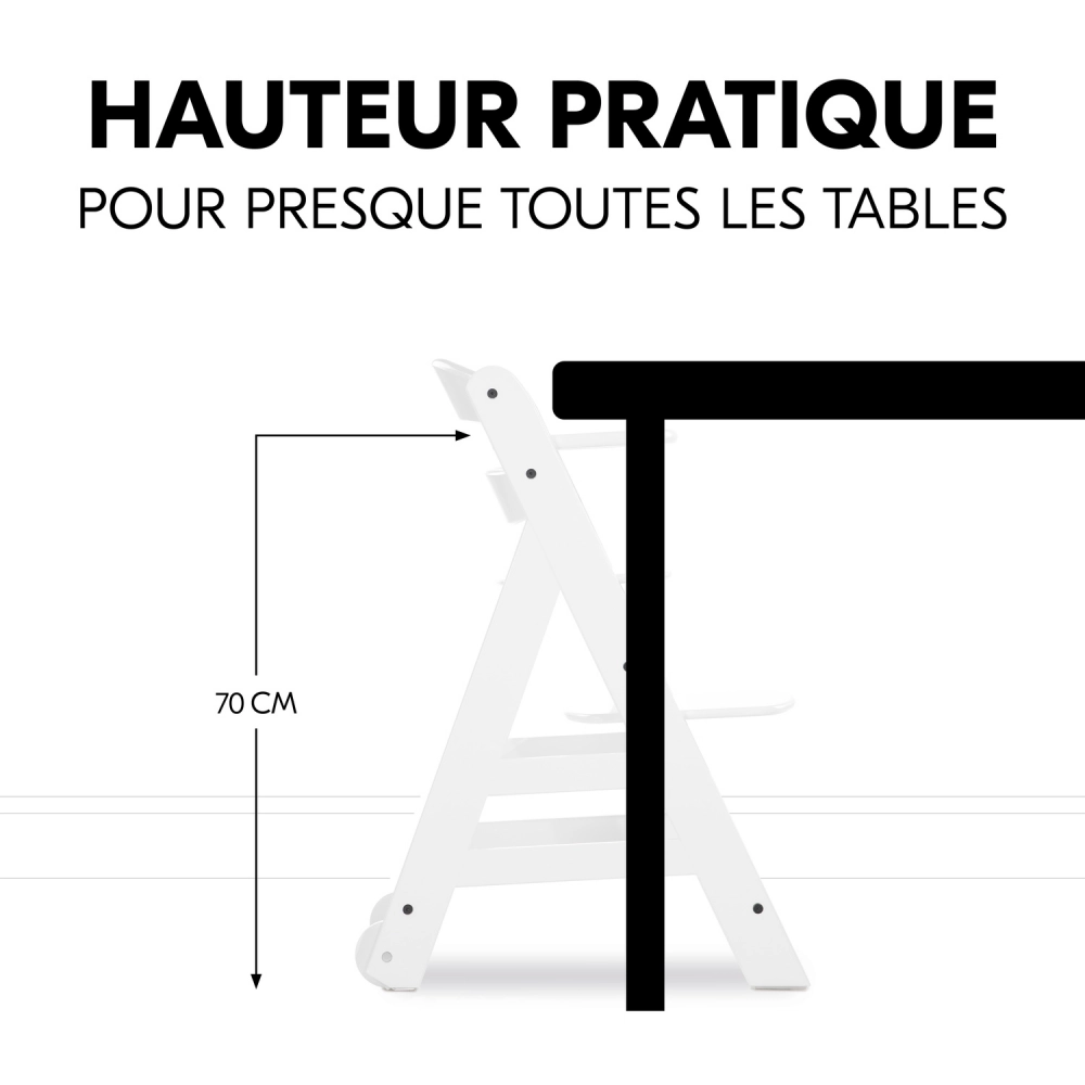 Chaise Haute Hauck Beta+ - White