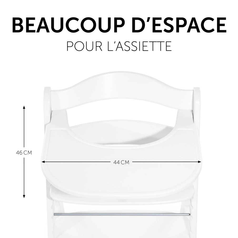 Plateau Repas Hauck Alpha Click - White