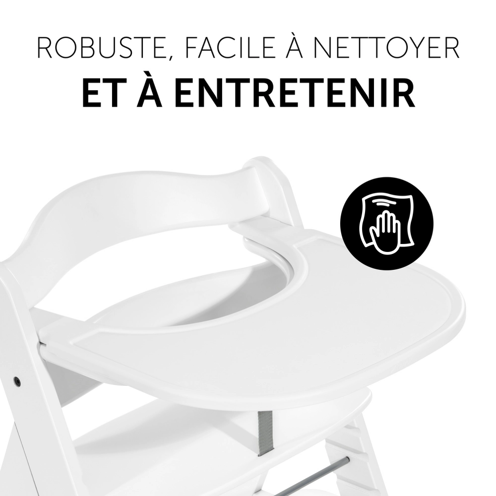 Plateau Repas Hauck Alpha Click - White