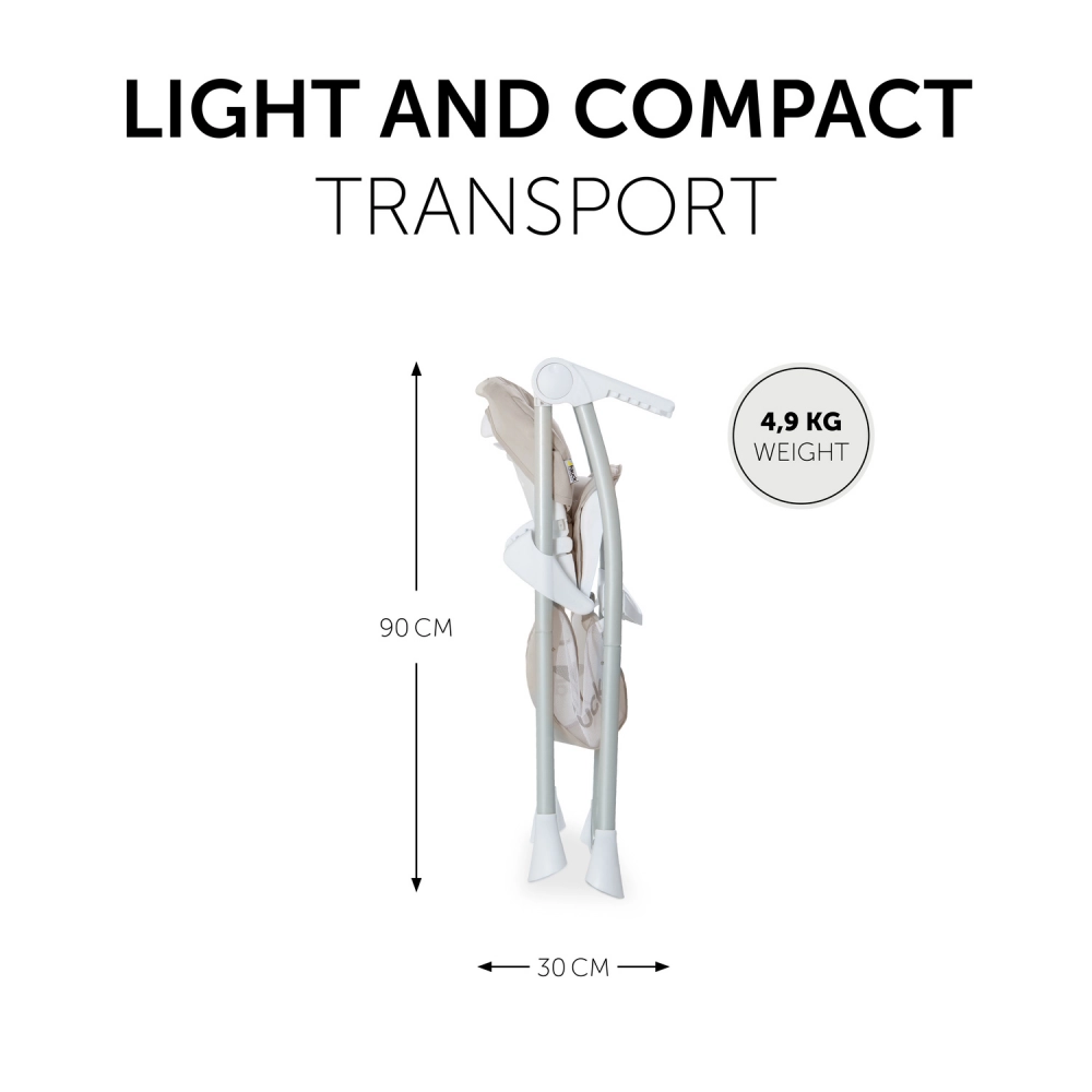 Chaise Haute Hauck Sit N Fold - Beige