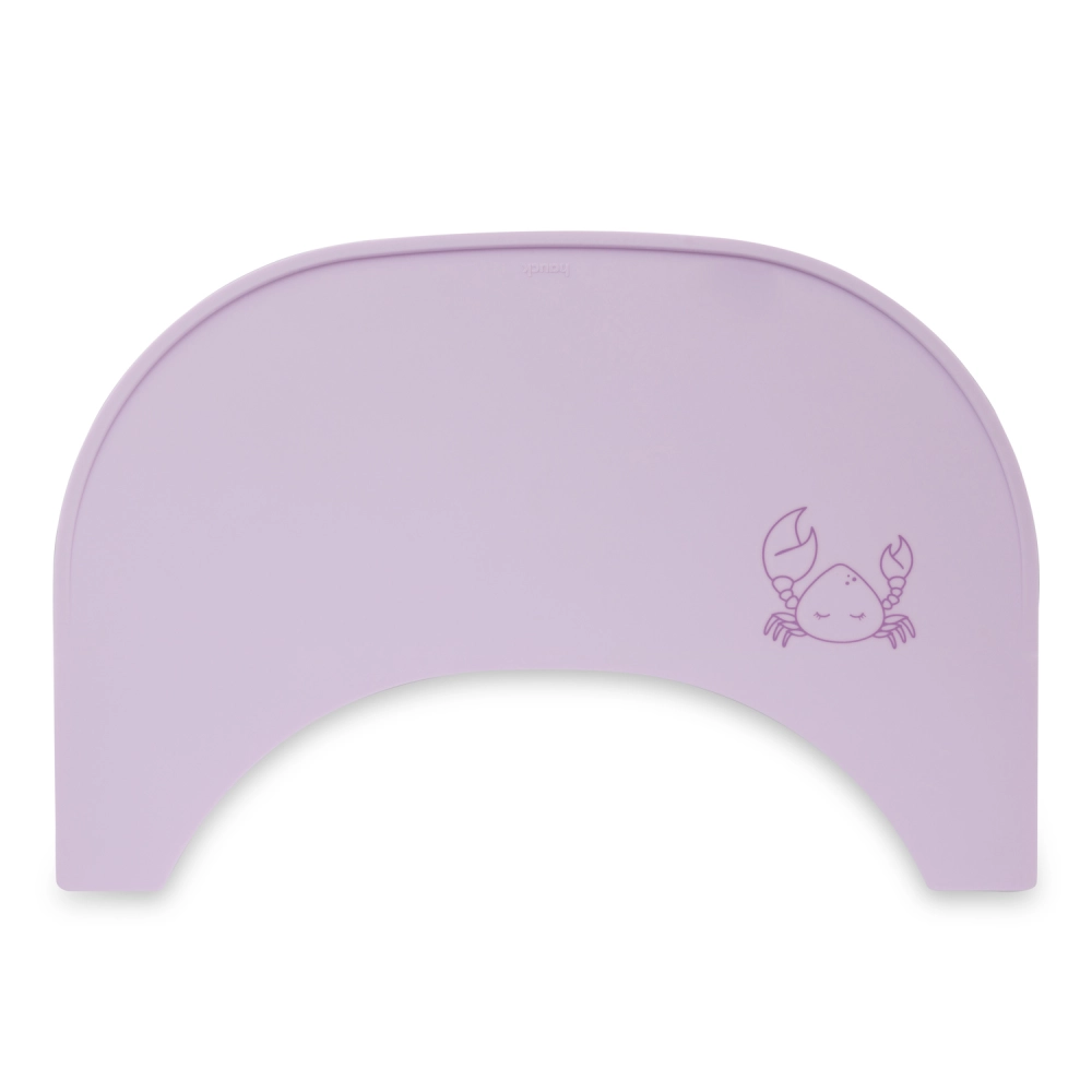 Protection Silicone Plateau Repas Hauck - Crab Lavender