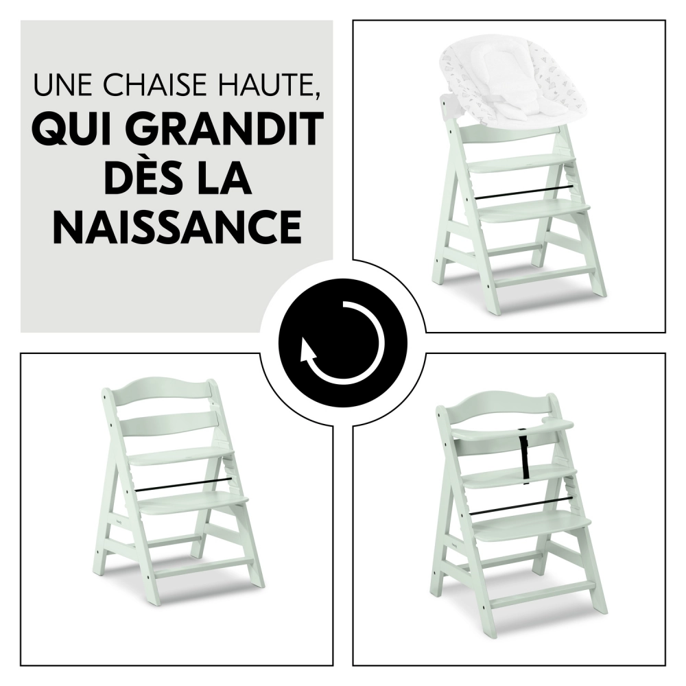 Chaise Haute Hauck Alpha+ - Mint