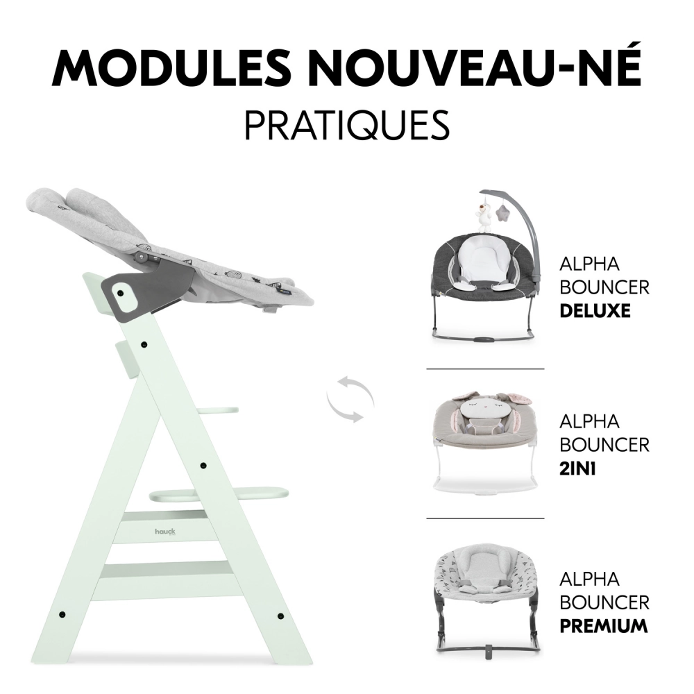 Chaise Haute Hauck Alpha+ - Mint