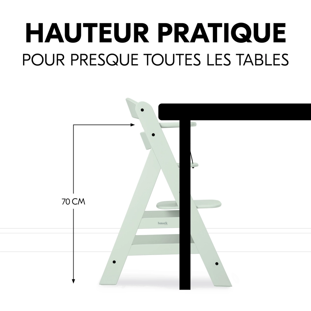 Chaise Haute Hauck Alpha+ - Mint
