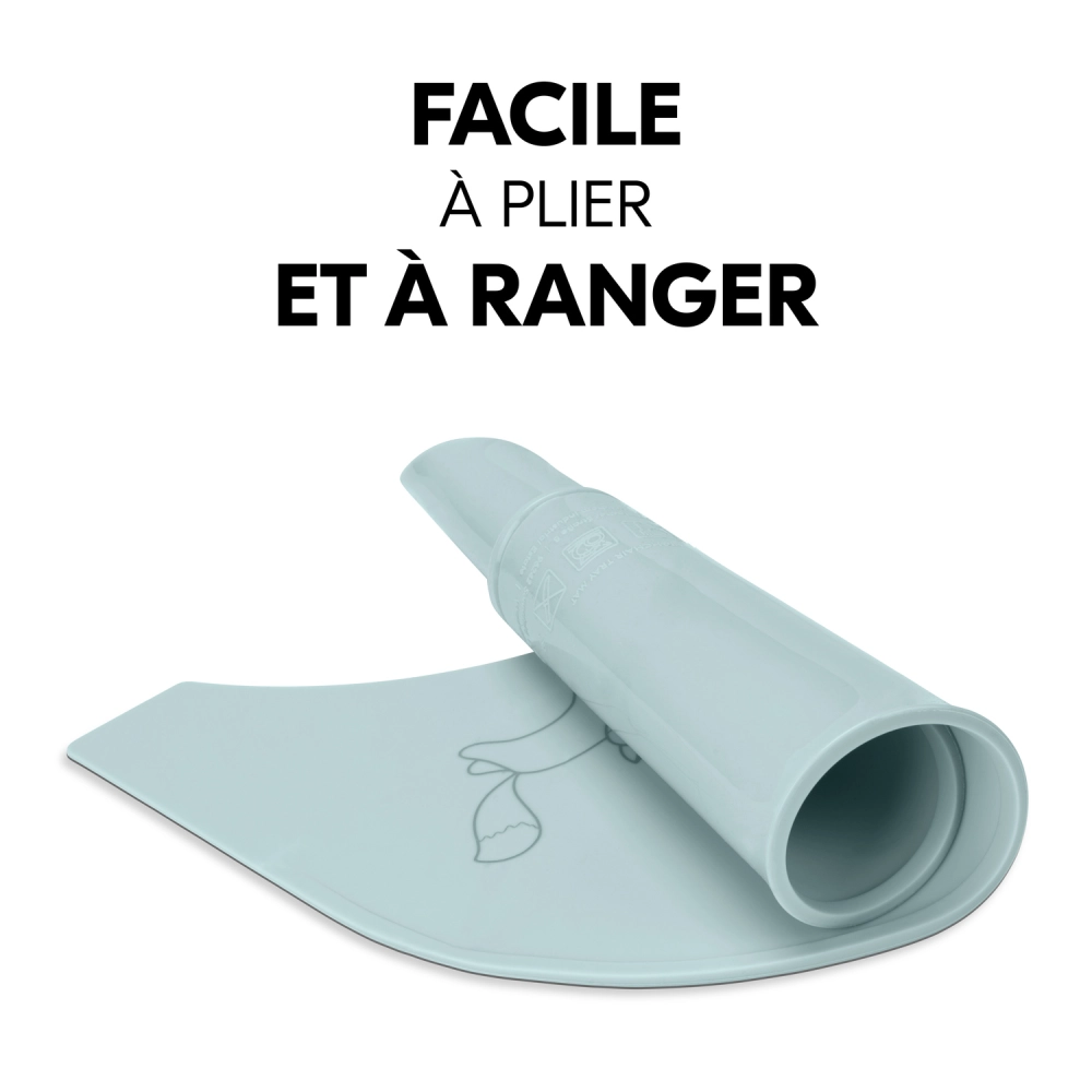 Protection Silicone Plateau Repas Hauck - Mint Fox