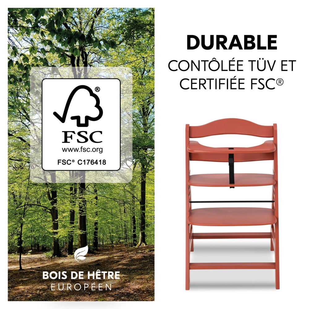 Chaise Haute Hauck Alpha+ - Cork