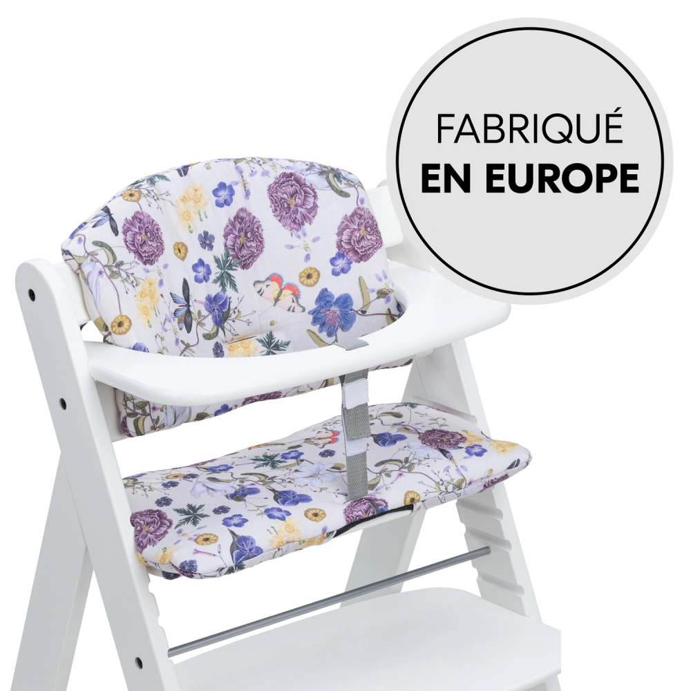 Coussin Chaise Haute Hauck Alpha+ - Beige Floral