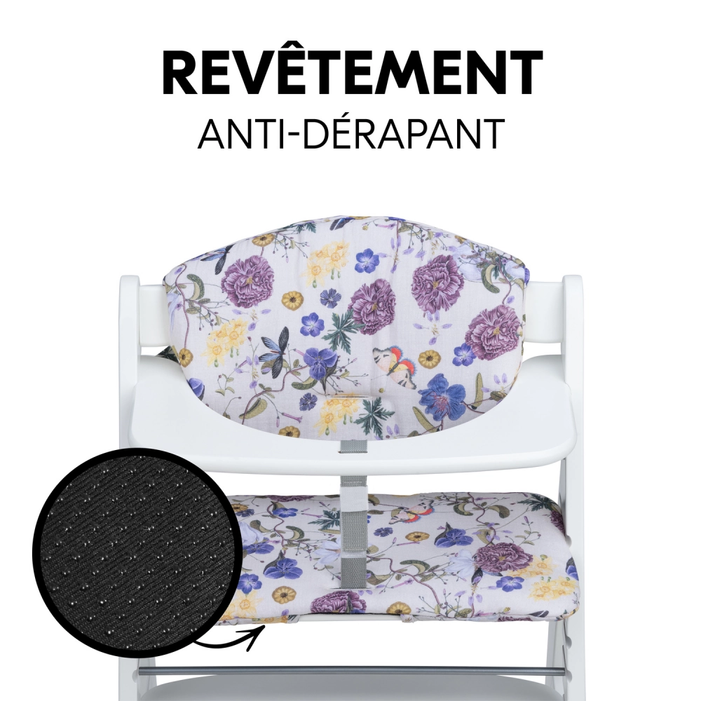 Coussin Chaise Haute Hauck Alpha+ - Beige Floral