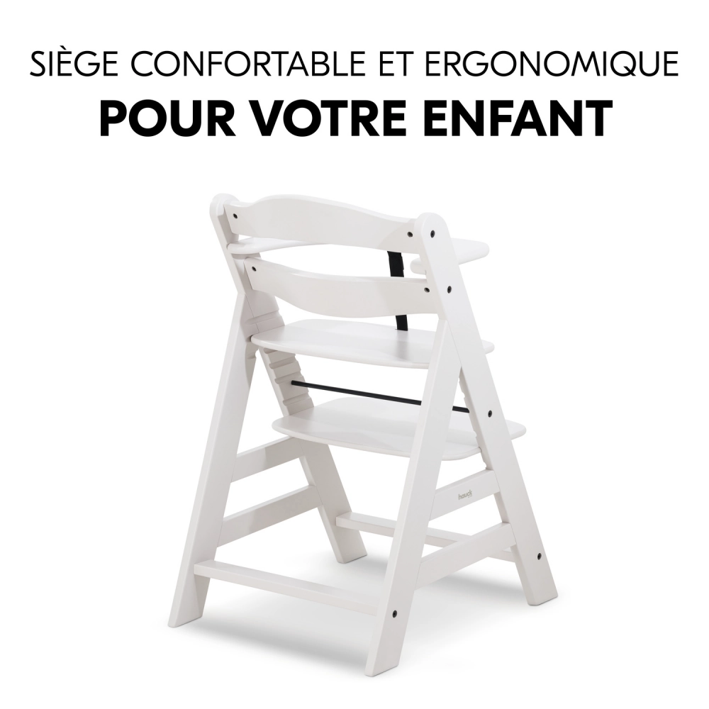 Chaise Haute Hauck Alpha+ - Creme