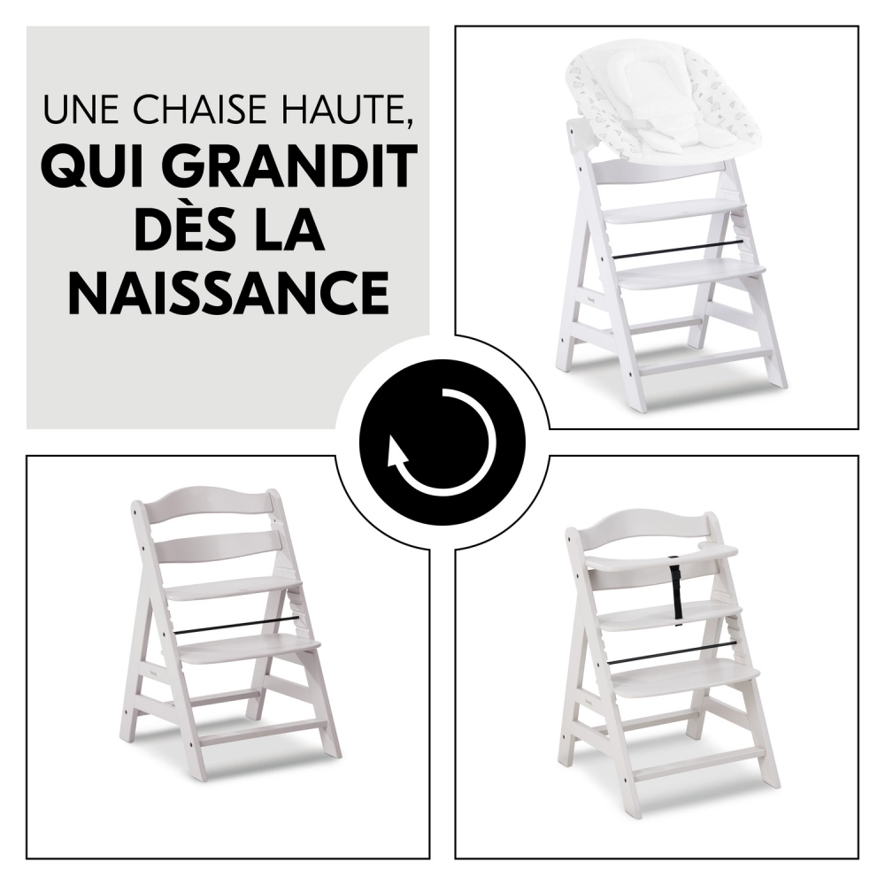 Chaise Haute Hauck Alpha+ - Creme