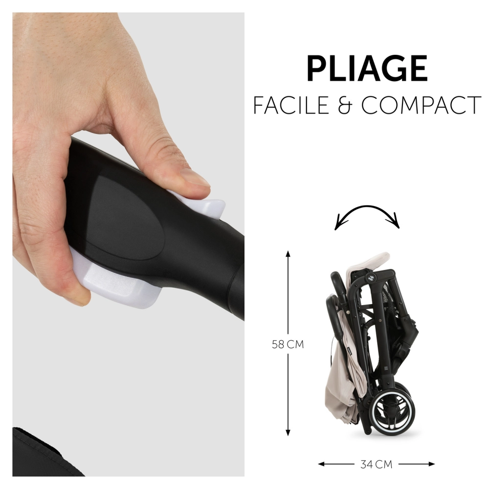 Poussette Hauck Travel N Care - Beige