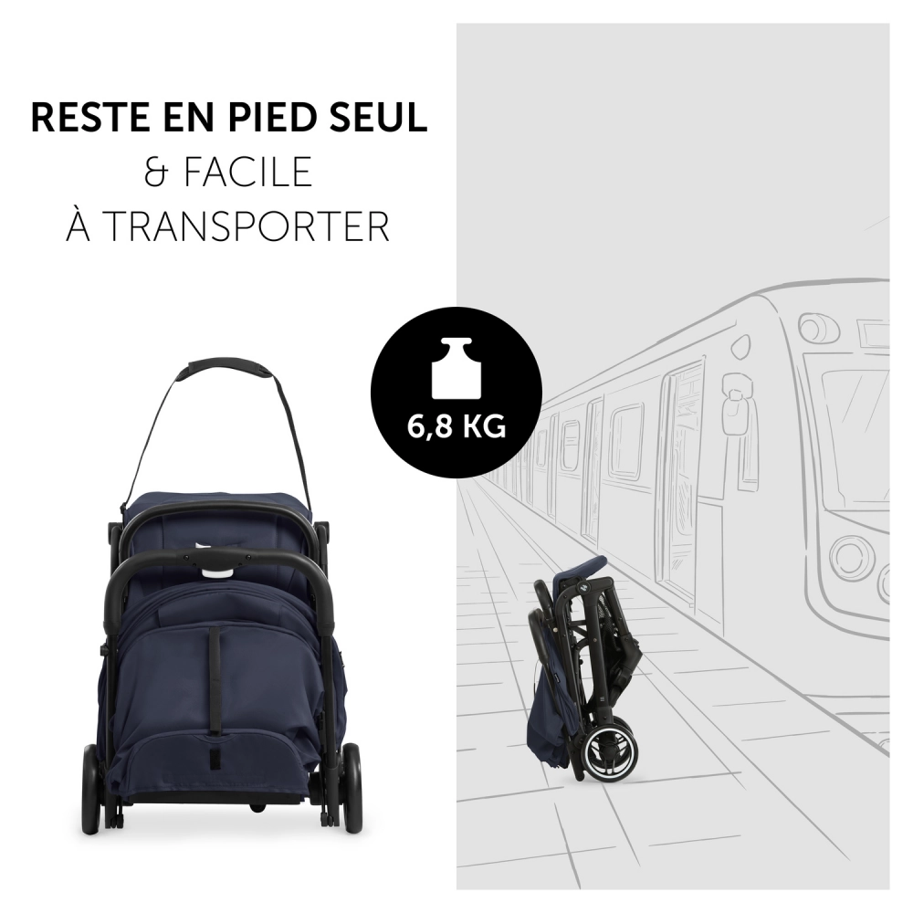 Poussette Hauck Travel N Care - Dark Navy Blue