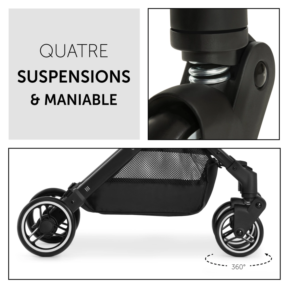 Poussette Hauck Travel N Care - Black