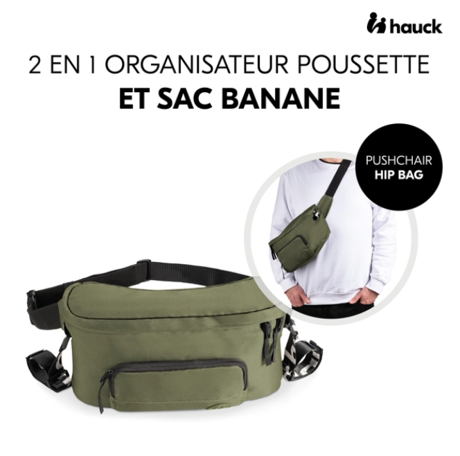 Sac-banane Pushchair Hip Bag Olive - Olive