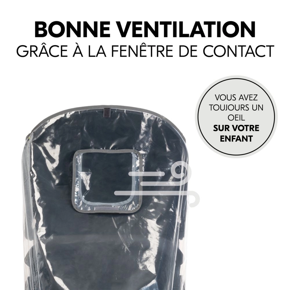 Habillage Pluie Hauck Poussette 3 Roues