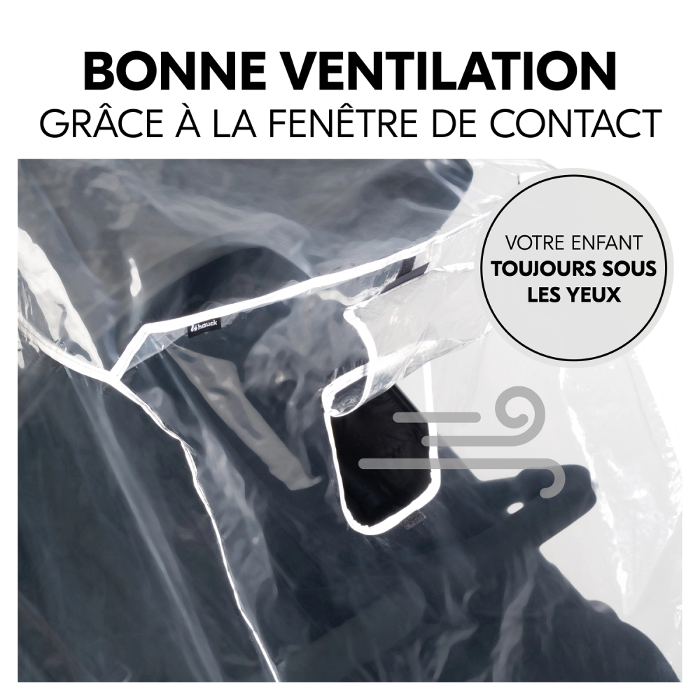 Habillage Pluie Hauck Poussette Double