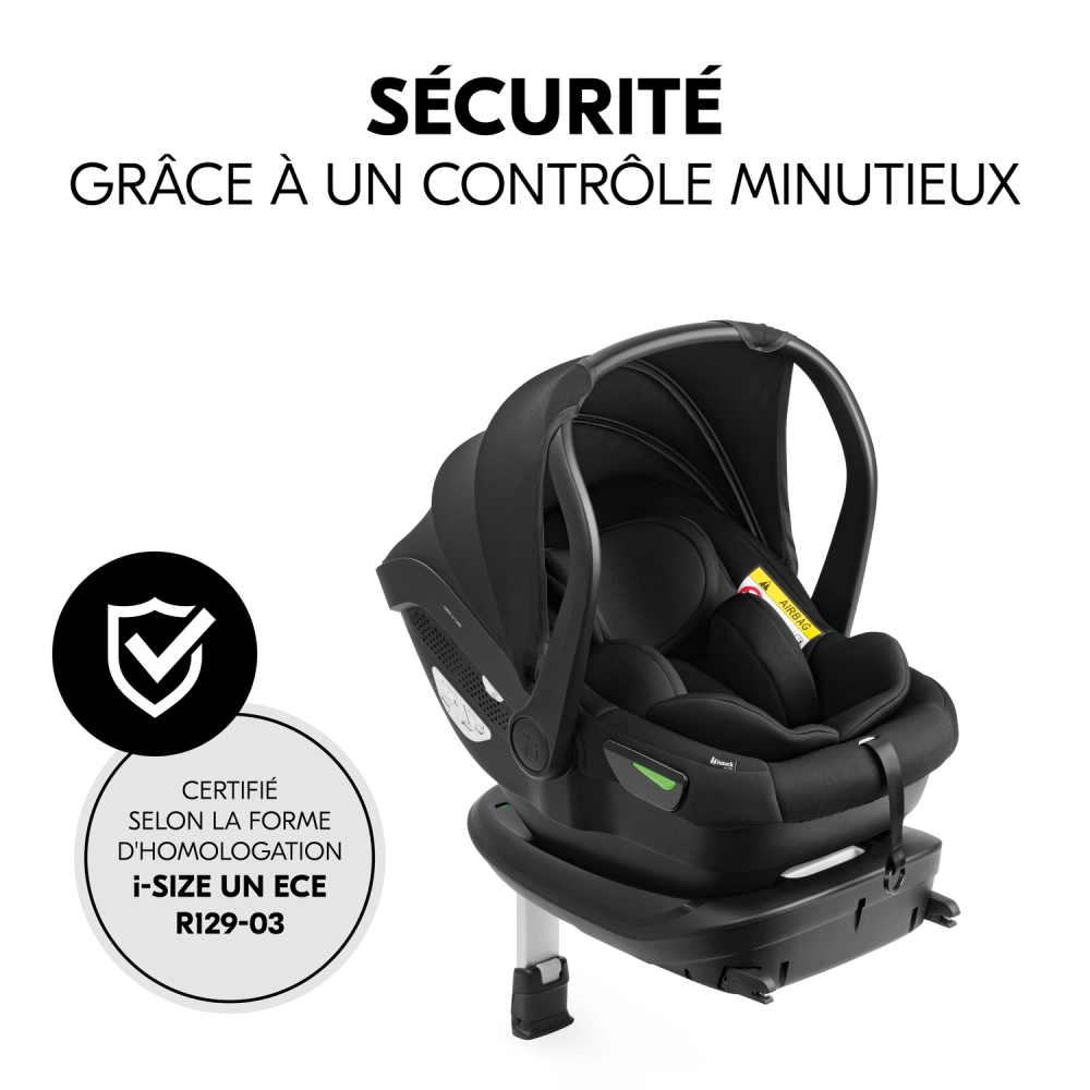 Coque Auto 0-13kg Hauck Drive N Care + Base Isofix