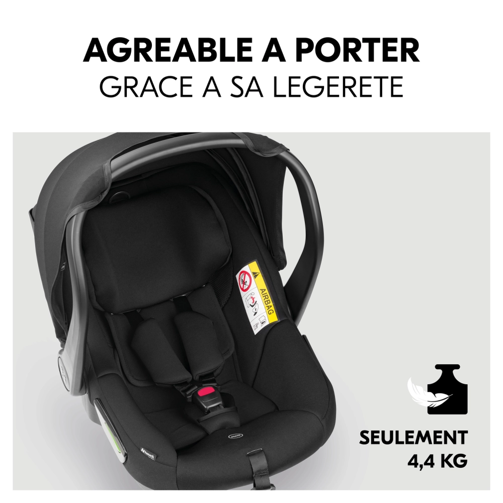 Coque Auto 0-13kg Hauck Drive N Care + Base Isofix