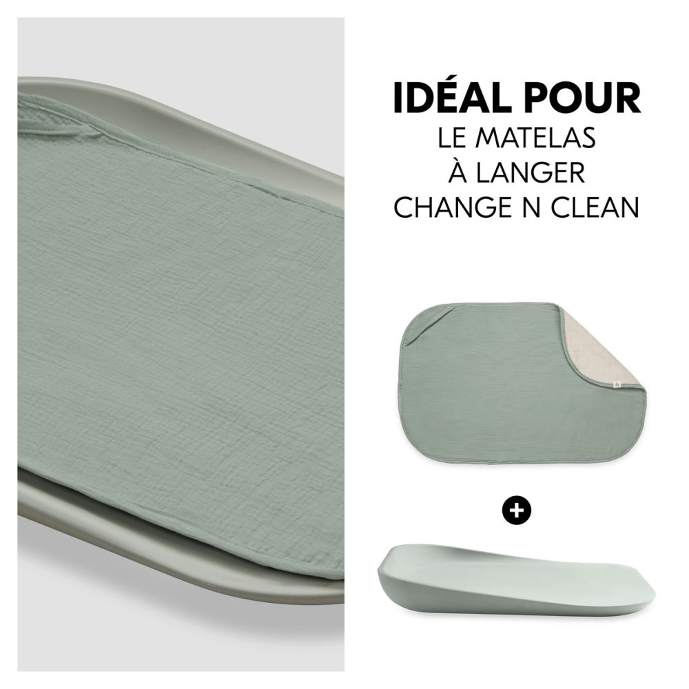 Housse de matelas à langer Changing Mat Liner Sage - Sage
