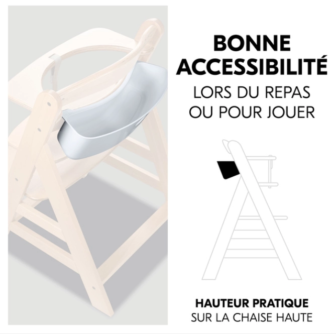 Boite de rangement pour chaise haute Highchair Box S White - White