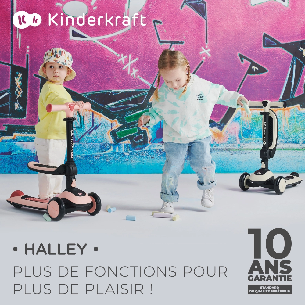 Draisienne Scooter Kinderkraft Halley - Grassland Green