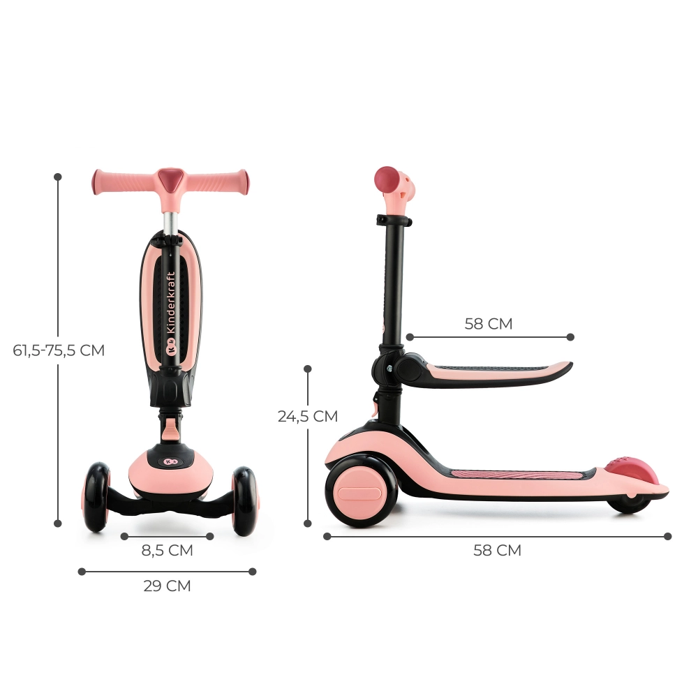 Draisienne  scooter Kinderkraft Halley - Rose