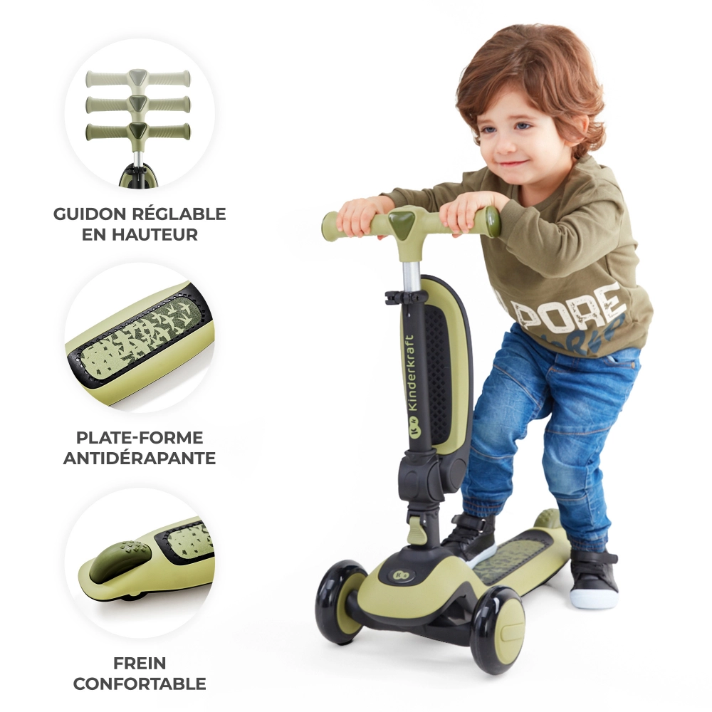 Draisienne  scooter Kinderkraft Halley - Stone White
