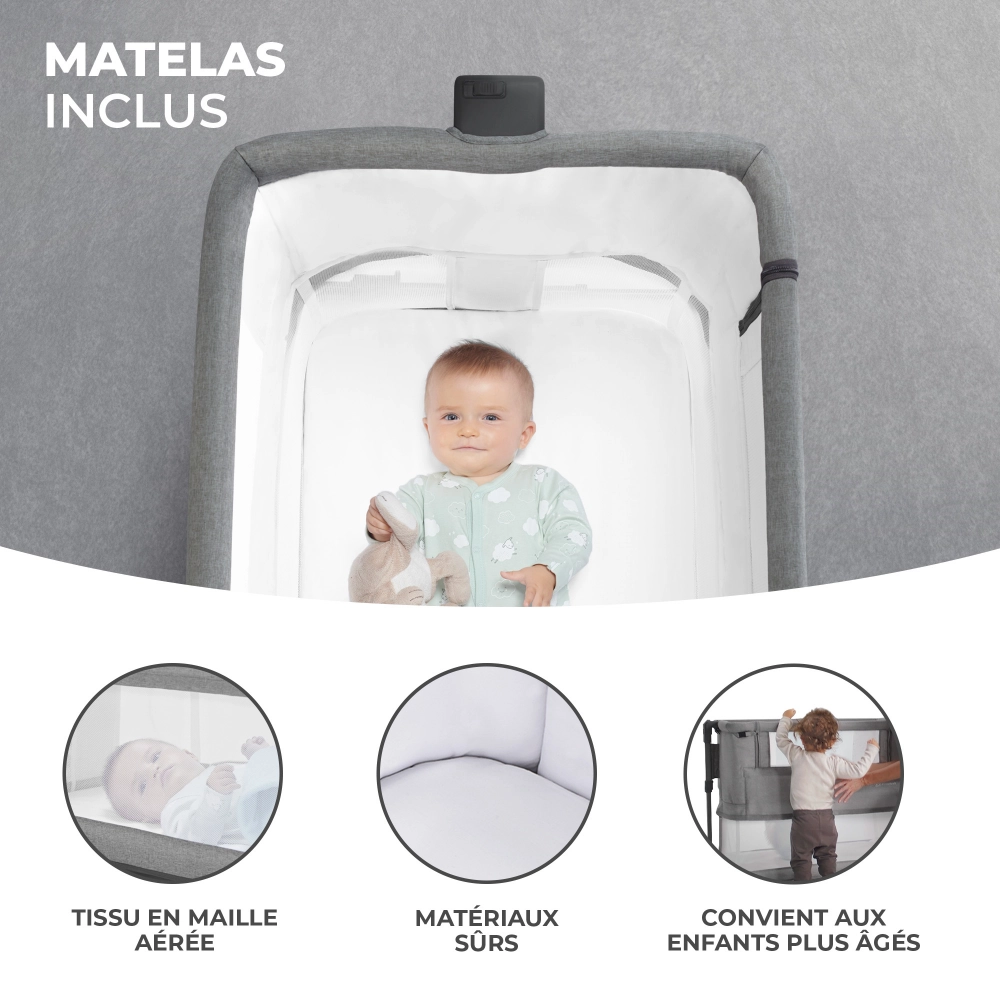 Lit Cododo Kinderkraft Neste Grow - Dark Grey