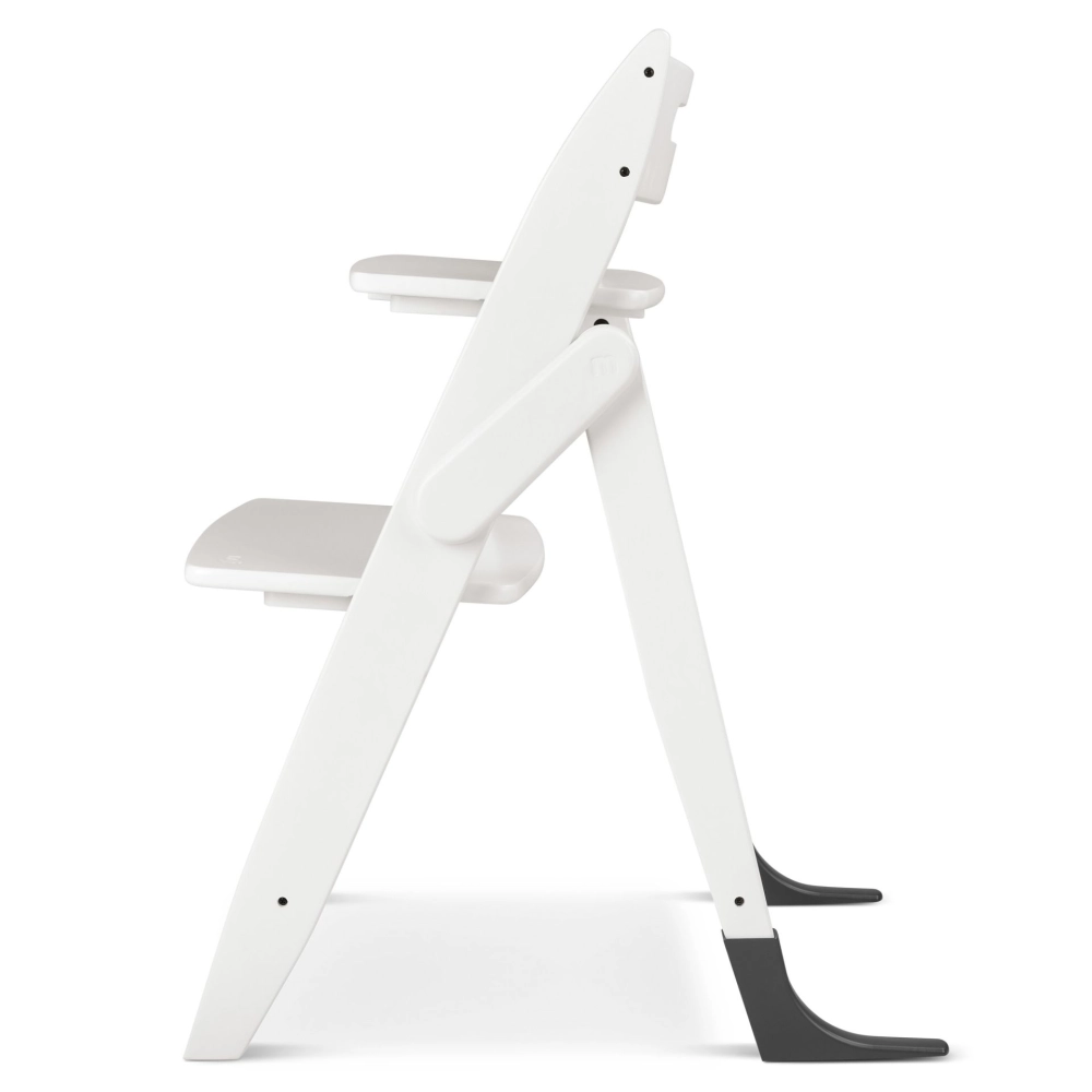 Chaise Haute Moji Yippy Plain - Snow + Assise Nouveau-Né - Birch