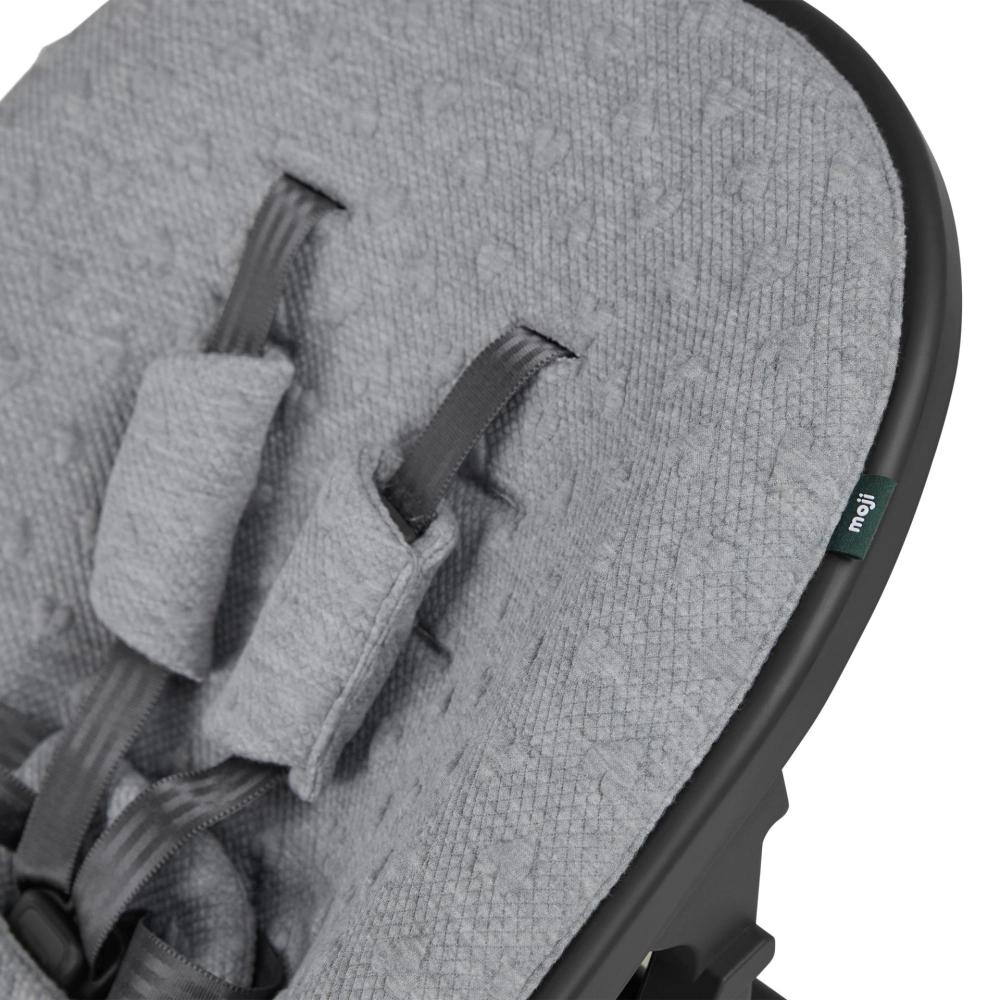 Chaise Haute Moji Yippy Trunk - Oak + Assise Nouveau-Né - Hearts